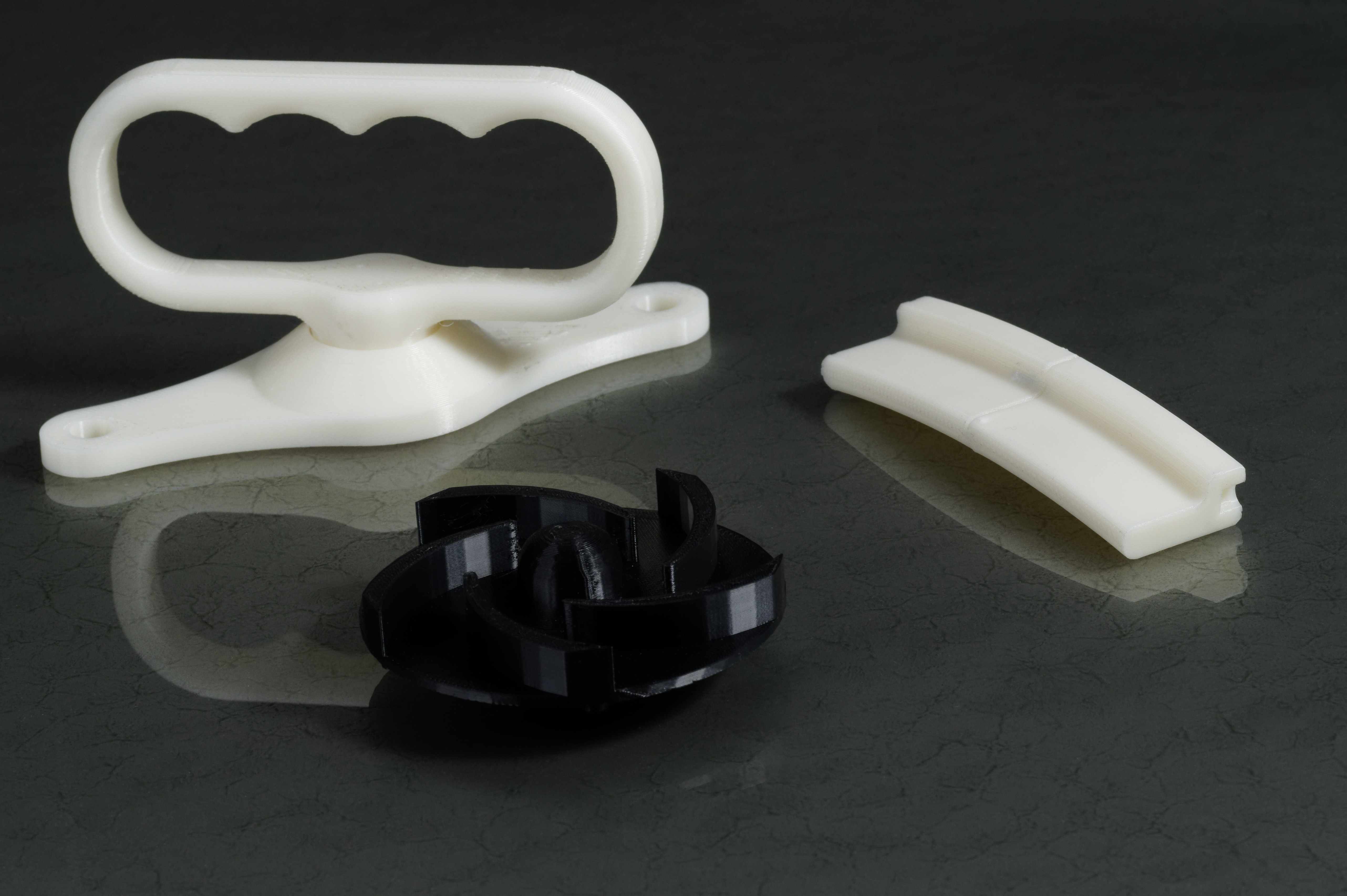 Vari particolari stampa 3D in ABS / Various ABS printed 3D samples